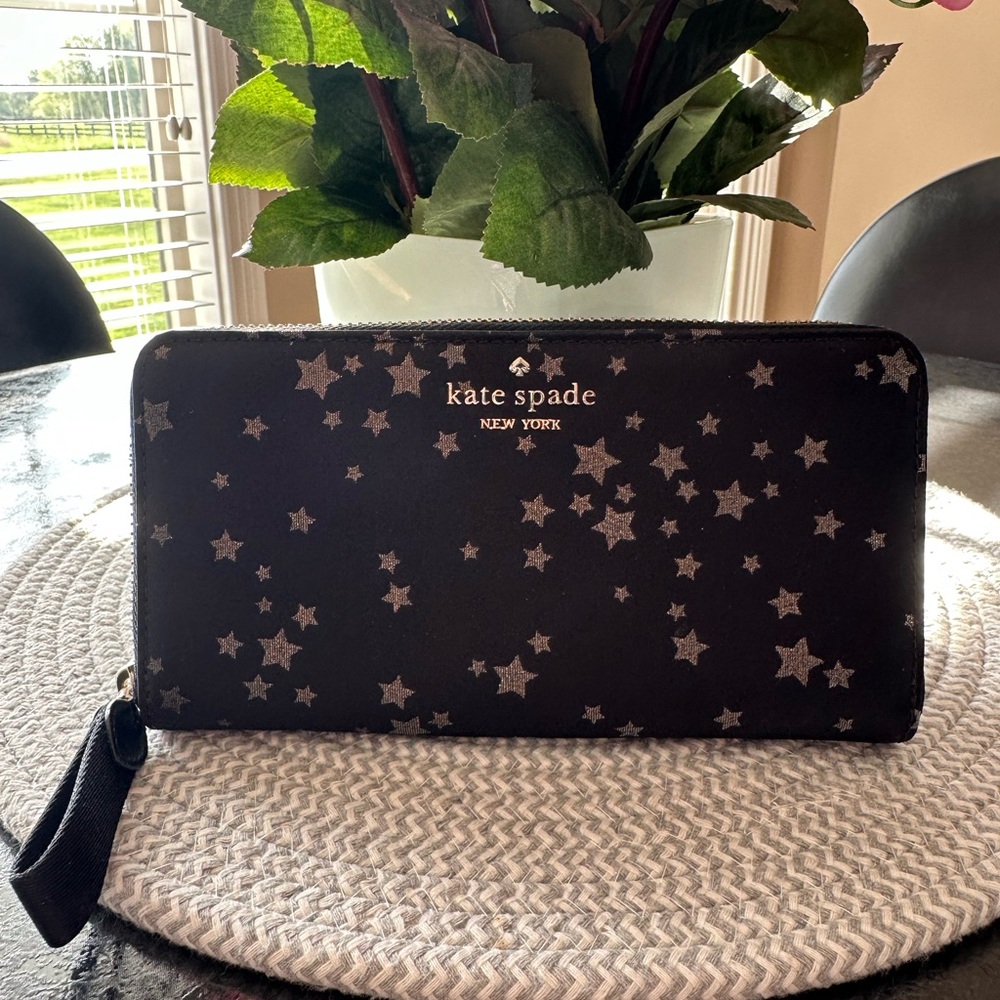 Kate Spade Black Star Wallet